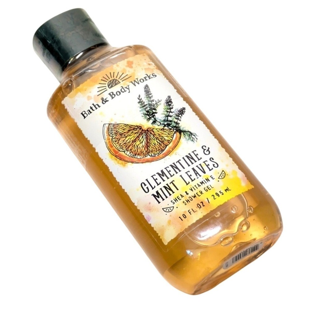 Bath & Body Works Clementine & Mint Leaves Shower Gel 10 Oz Retired HTF Citrus